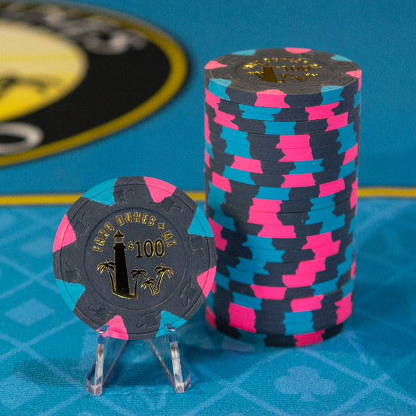 FARO DUNES- $100 Cash Chips 1 Barrel / 20 Chips