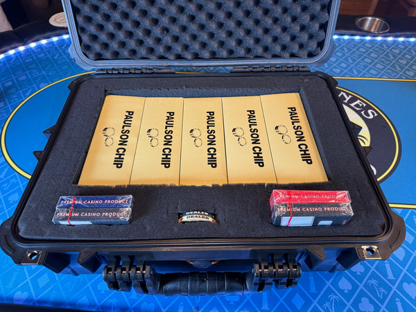 Complete 900pc Paulson - TERRIBLE'S POKER CHIP SET